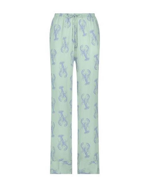 Hunkemöller Green Satin Trousers