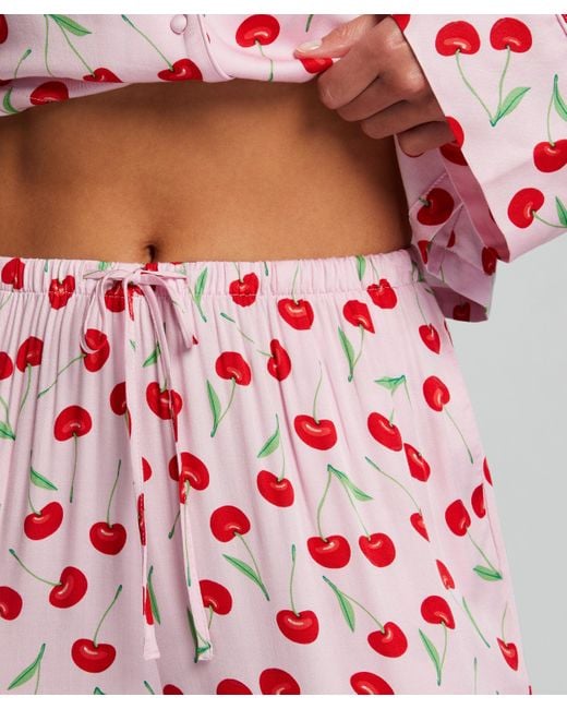 Pantalón de pijama tejido Springbreakers Hunkemöller de color Red