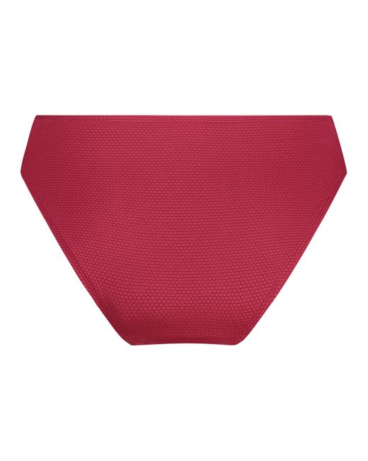 Hunkemöller Niet-voorgevormde Beugel Bikinitop Scallop in het Red