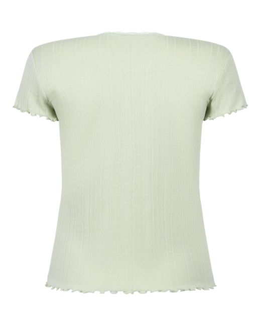 Hunkemöller Pointelle Top Met Kant in het Green