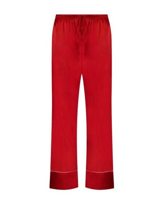 Hunkemöller Red Satin Trousers