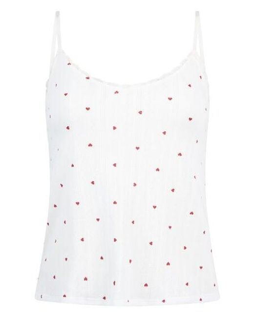 Hunkemöller White Cami Lace Top
