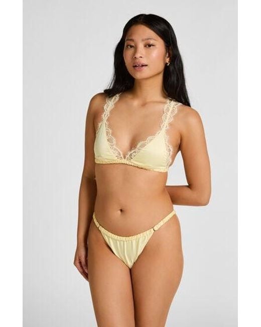 Hunkemöller Yellow Highleg Brazilian Eva