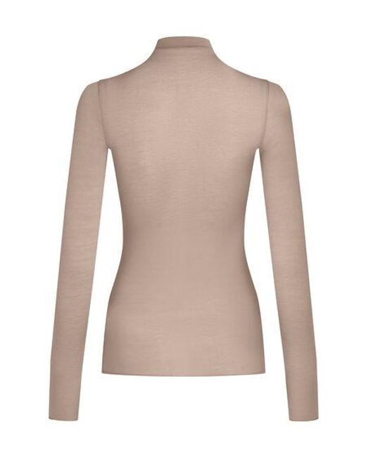 Hunkemöller Natural Super Soft Turtleneck Shirt With Cashmere