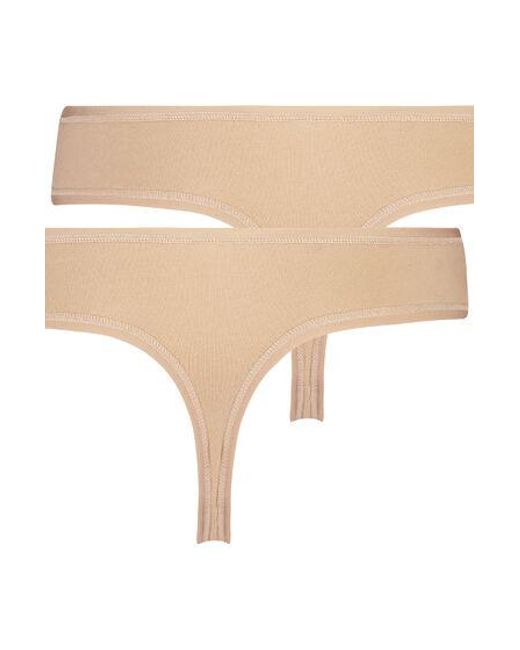 Hunkemöller Natural 2 Cotton Thongs Kim