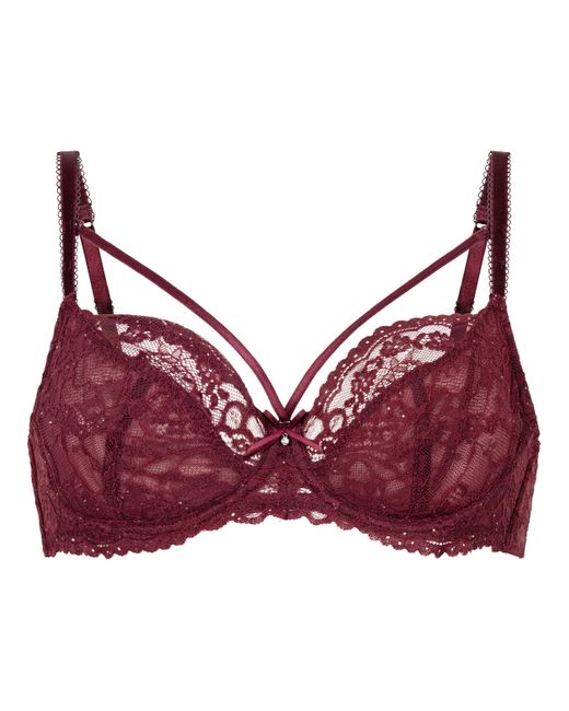 Hunkemöller Niet-voorgevormde Beugel Bh Isadora in het Purple