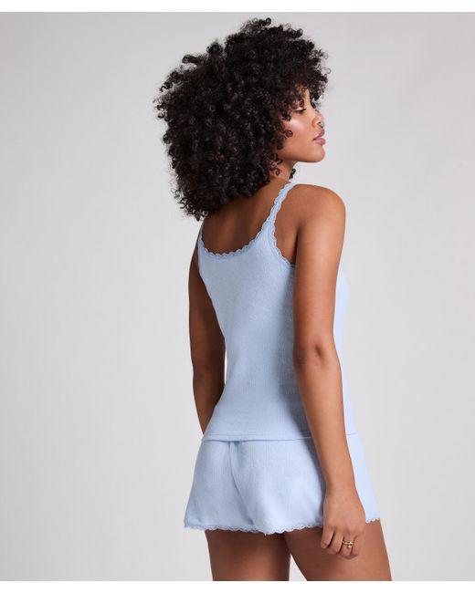 Hunkemöller White Pointelle-Shorts