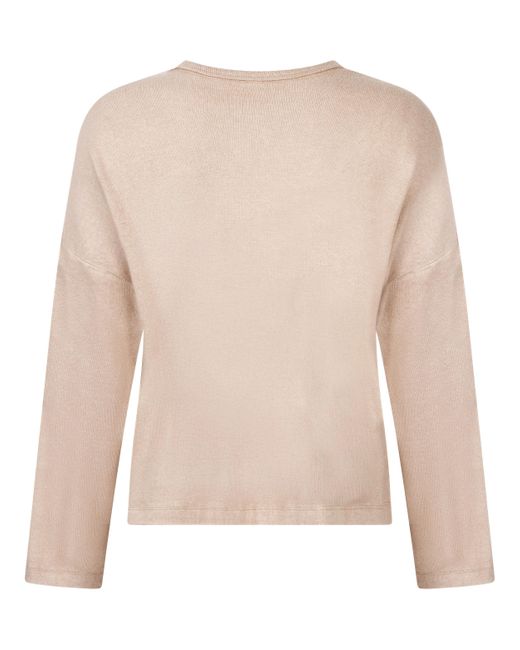 Top de pijama Jersey Hunkemöller de color Natural