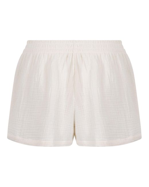 Hunkemöller Mousseline Short in het White