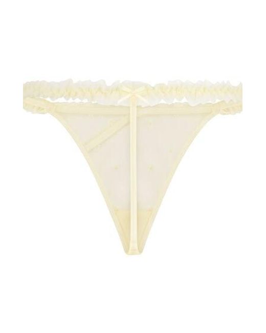 Hunkemöller Brown Highleg Thong Flora
