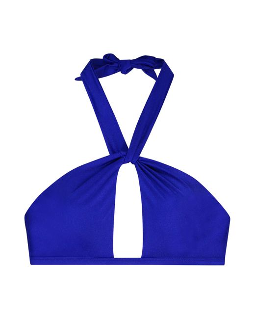 Hunkemöller Bikini Crop Top Bari in het Blue
