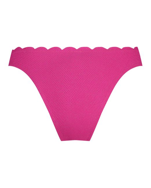 Hunkemöller Pink Scallop Lurex Bikini Top