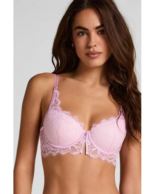 Hunkemöller Pink Prina Padded Underwired Bra