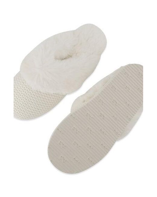 Hunkemöller Brown Teddy Mule Slipper