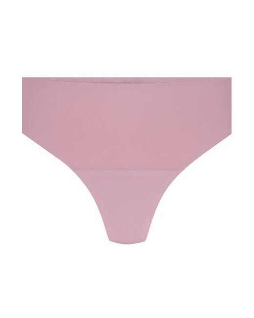 Hunkemöller Pink Lace Back Invisible Thong