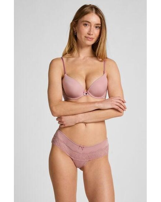 Hunkemöller Purple Paris Boxerstring