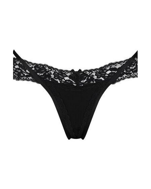Hunkemöller Black Elliena Thong