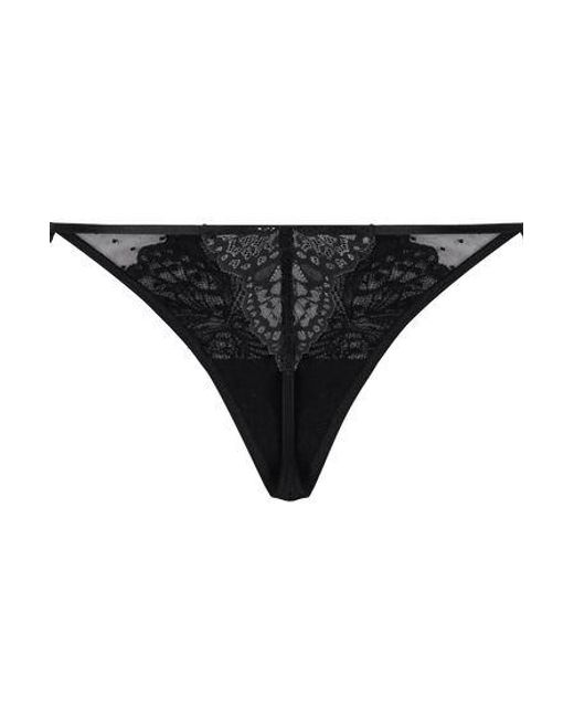 Hunkemöller Black Posie Thong