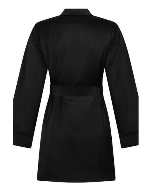 Hunkemöller Black Satin Kimono