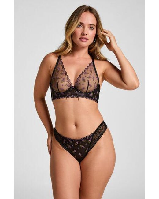 Hunkemöller String Iris in het Brown