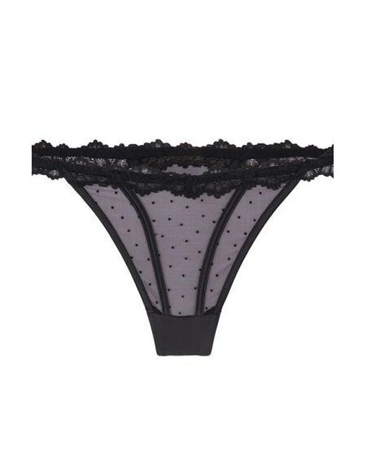 Hunkemöller String Kat in het Black