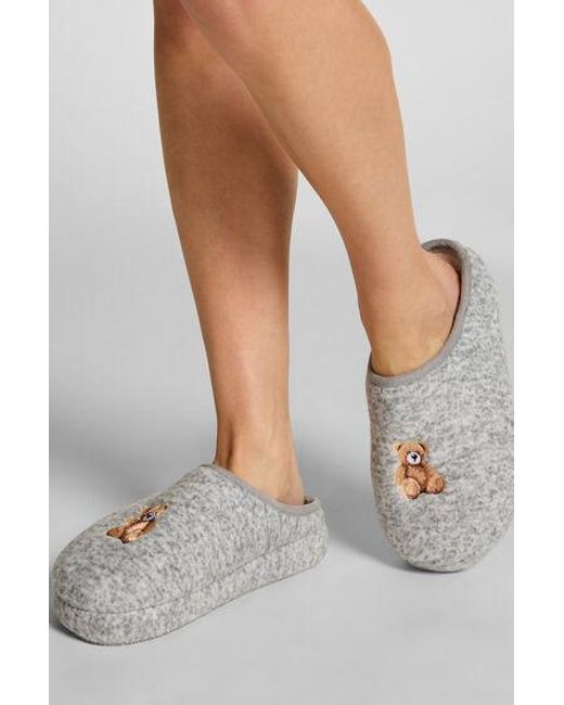 Hunkemöller Gray Slippers Ivy