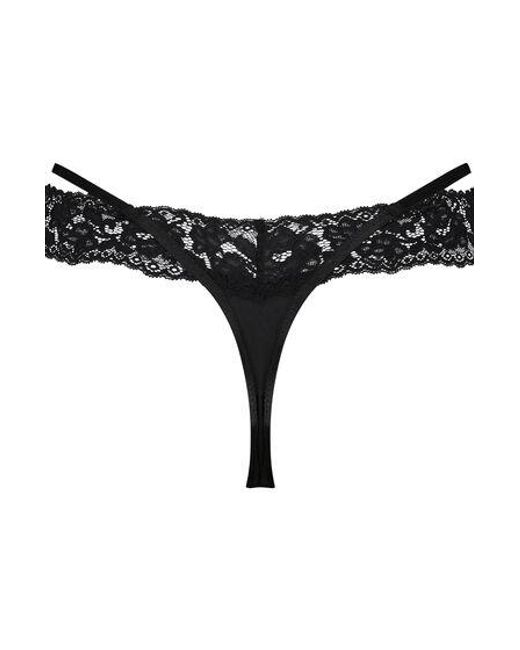 Hunkemöller Black Elliena Thong