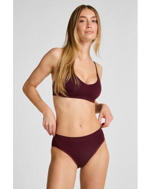 Hunkemöller Purple Dide High Knickers