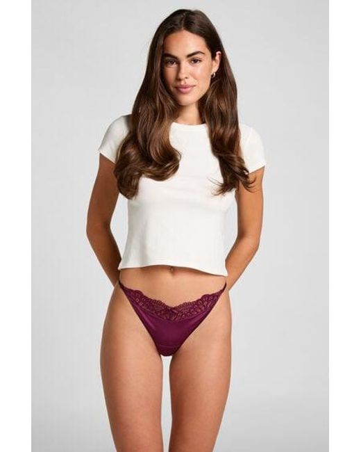Hunkemöller White Thong Pamela