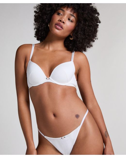 Sujetador de aros con relleno Pointelle Hunkemöller de color Brown