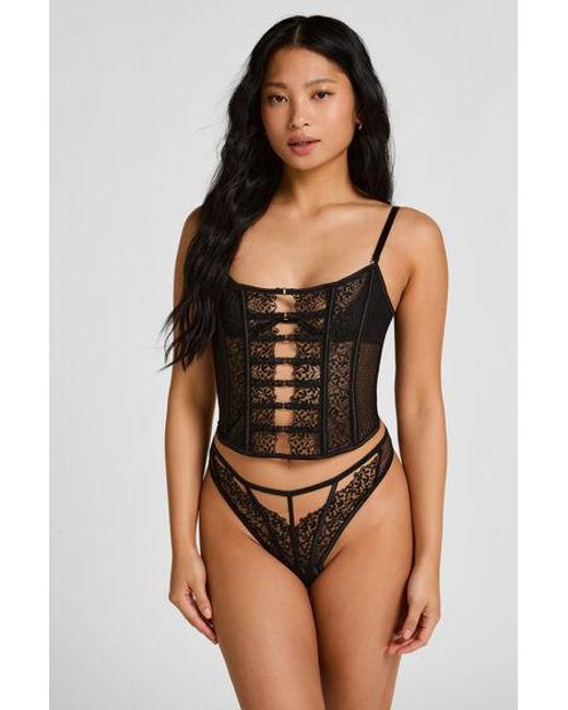 Hunkemöller Black Kristina Highleg Thong
