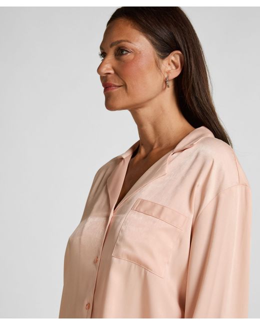 Hunkemöller Natural Langarmjacke Satin Ayla