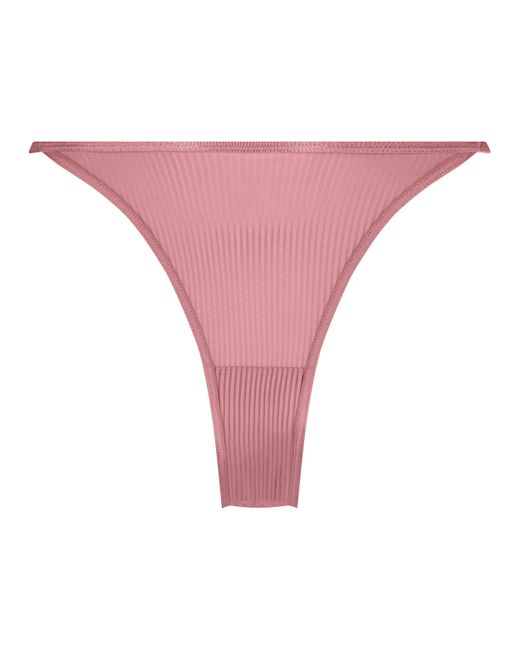 Slip brésilien jambes hautes kaiden Hunkemöller en coloris Pink