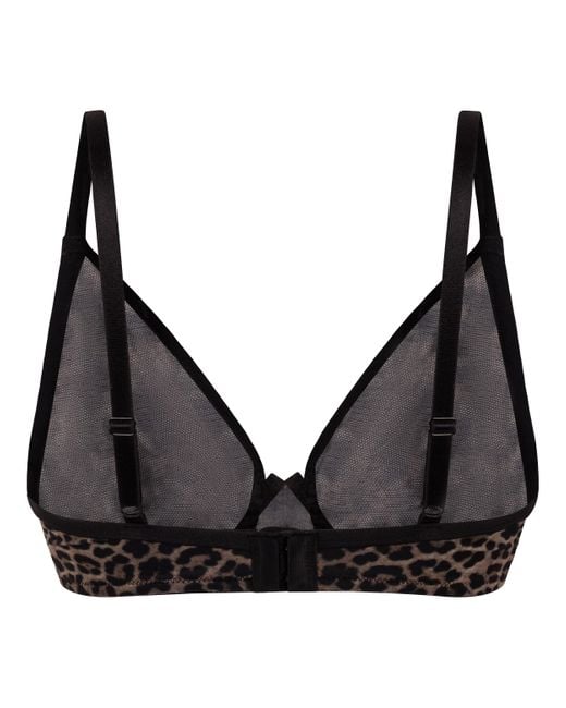 Sujetador con aros no preformado Tara de leopardo Hunkemöller de color Black