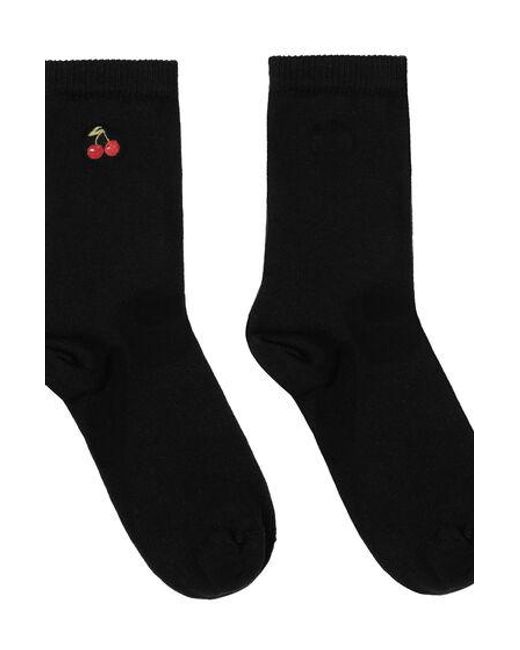 Hunkemöller Black Modal Crew Socks
