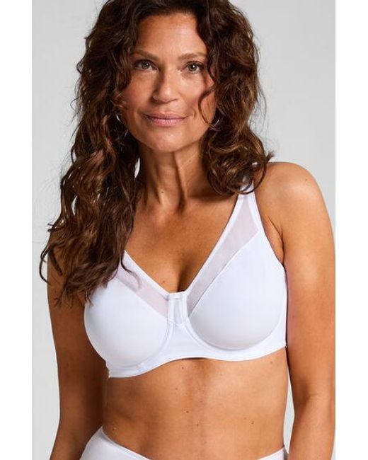 Hunkemöller Niet-voorgevormde Minimizer Beugel Bh Nina in het White