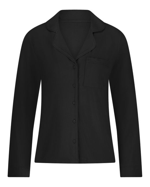 Hunkemöller Jacket Rib Essential in het Black