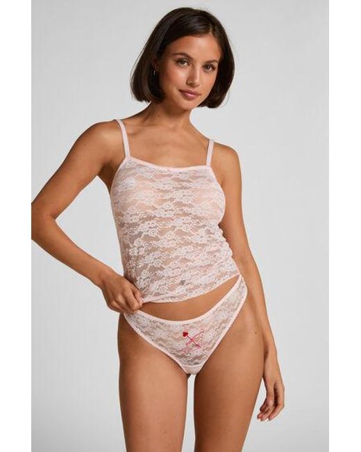 Hunkemöller White Valentine Thong 3-Pack Giftset