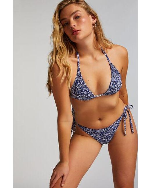 Hunkemöller Orange Lobos Triangle Bikini Top
