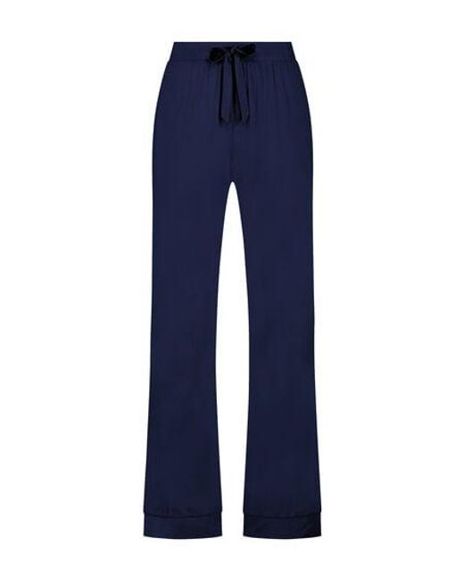 Hunkemöller Blue Essential Jersey Pants