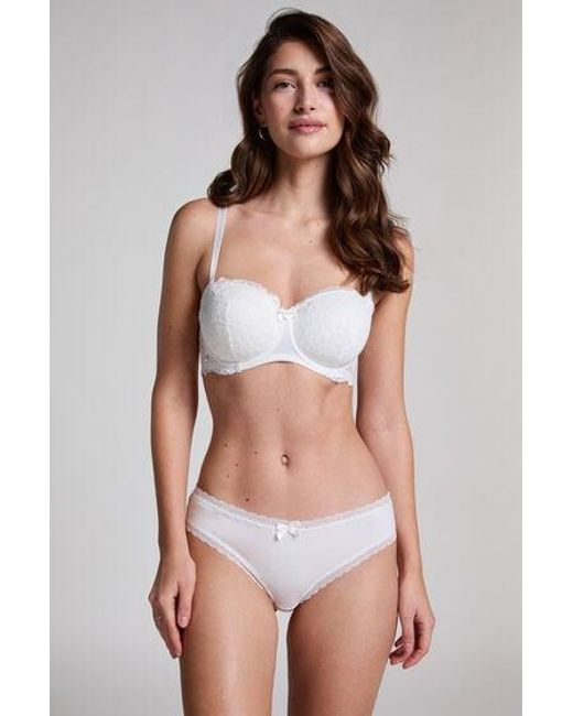 Hunkemöller White London V-Shaped Brazilian