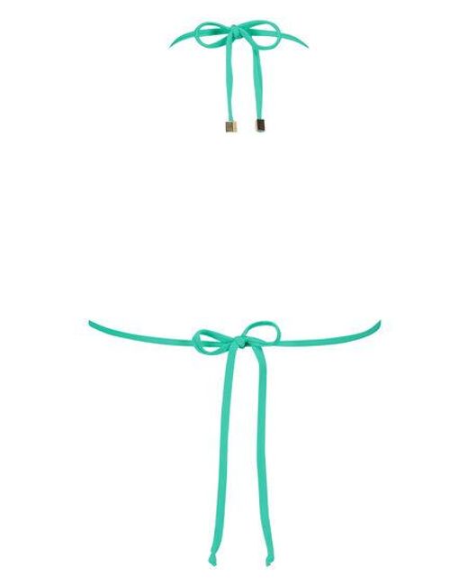 Hunkemöller Green Doha Triangle Bikini Top