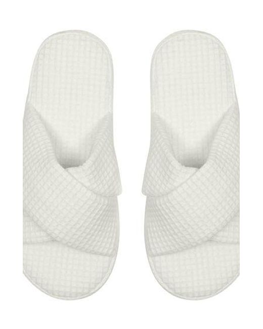 Hunkemöller White Flip-Flops Waffle