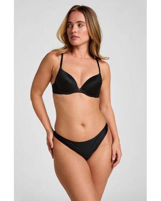Hunkemöller String Jackie in het Black