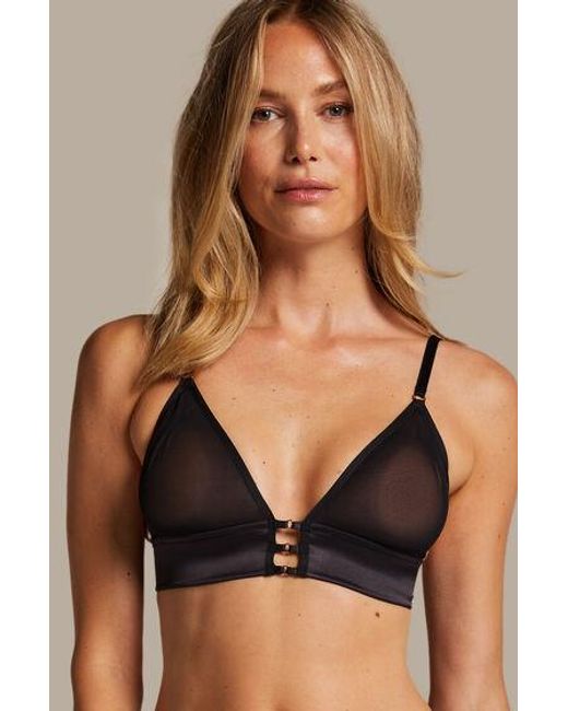 Hunkemöller Black Mesh Essentials Bralette