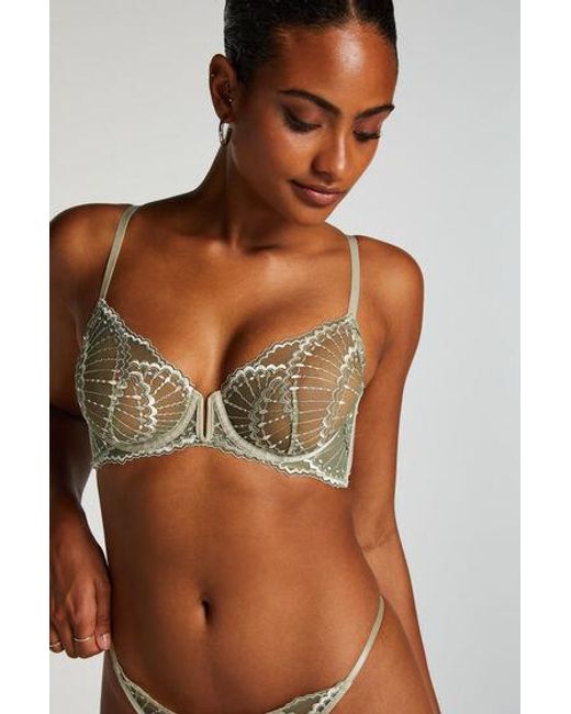 Hunkemöller Niet-voorgevormde Beugel Bh Sali in het Brown