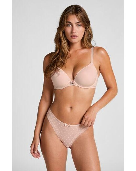 Hunkemöller String Phoebe in het Brown