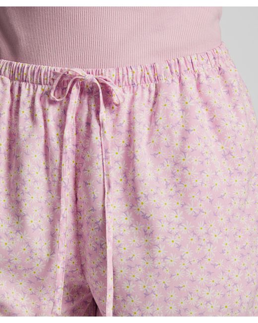 Pantalón corto de pijama Hunkemöller de color Pink