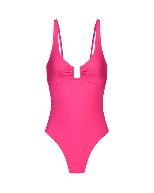 Hunkemöller Pink Shaping Naples Swimsuit