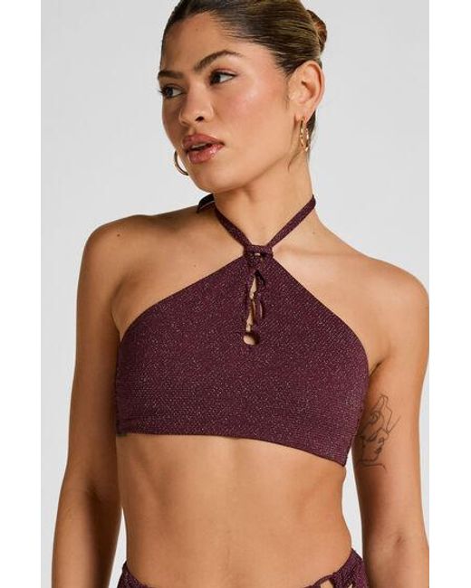 Hunkemöller Red Panama Bikini Top